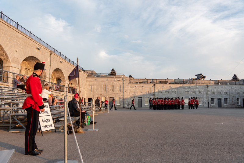Illustration for article titled Selected Pictures from the Fort Henry Sunset Ceremony 2019 Finale